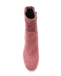 rosa Wildleder Stiefeletten von Santoni