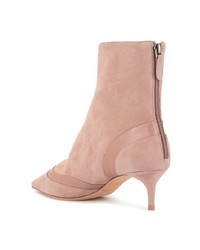 rosa Wildleder Stiefeletten von Alexandre Birman