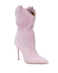 rosa Wildleder Stiefeletten von Malone Souliers