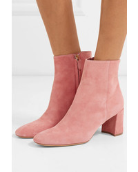 rosa Wildleder Stiefeletten von Mansur Gavriel