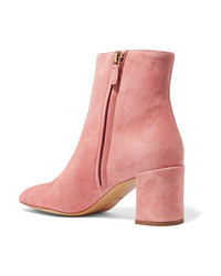 rosa Wildleder Stiefeletten von Mansur Gavriel