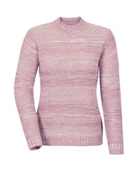 rosa Wollrollkragenpullover von COLLECTION L.