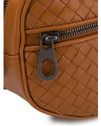 rotbraune Bauchtasche von Bottega Veneta