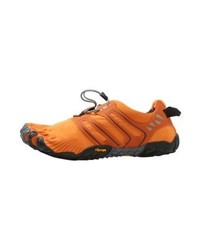 rotbraune bedruckte Sportschuhe von Vibram FiveFingers
