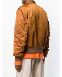 rotbraune Bomberjacke von Acne Studios