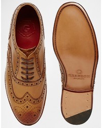 rotbraune Brogues von Grenson