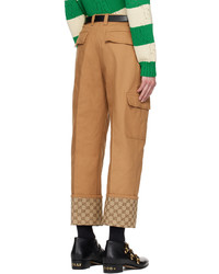 rotbraune Cargohose von Gucci