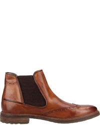 rotbraune Chelsea Boots aus Leder von Bugatti