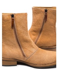 rotbraune Chelsea Boots aus Leder von Our Legacy