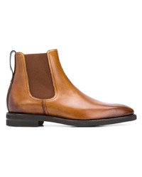 rotbraune Chelsea Boots aus Leder von Berwick Shoes