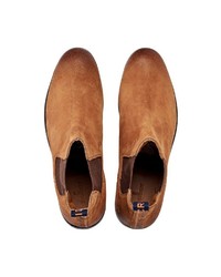 rotbraune Chelsea Boots aus Leder von CRICKIT