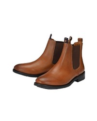 rotbraune Chelsea Boots aus Leder von CRICKIT