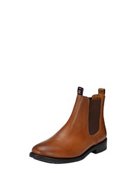 rotbraune Chelsea Boots aus Leder von CRICKIT