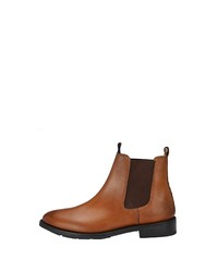 rotbraune Chelsea Boots aus Leder von CRICKIT