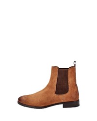 rotbraune Chelsea Boots aus Leder von CRICKIT