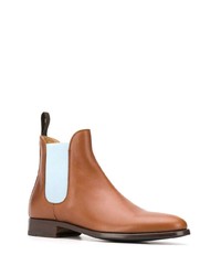 rotbraune Chelsea Boots aus Leder von Scarosso