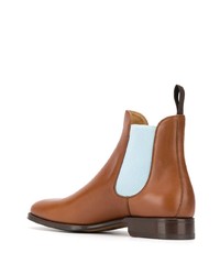 rotbraune Chelsea Boots aus Leder von Scarosso