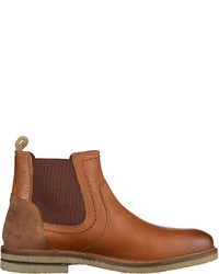 rotbraune Chelsea Boots aus Leder von Josef Seibel