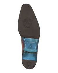 rotbraune Chelsea Boots aus Leder von Melvin&Hamilton