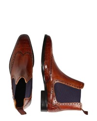 rotbraune Chelsea Boots aus Leder von Melvin&Hamilton