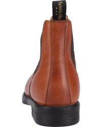 rotbraune Chelsea Boots aus Leder von Pantofola D'oro