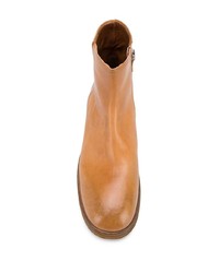 rotbraune Chelsea Boots aus Leder von Marsèll