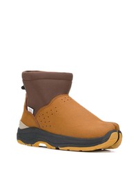 rotbraune Chelsea Boots aus Leder von Suicoke