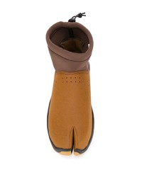 rotbraune Chelsea Boots aus Leder von Suicoke