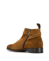 rotbraune Chelsea Boots aus Wildleder von Doucal's