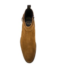 rotbraune Chelsea Boots aus Wildleder von Doucal's