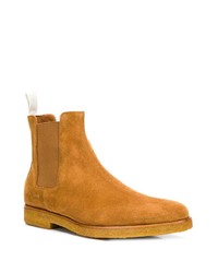 rotbraune Chelsea Boots aus Wildleder von Common Projects