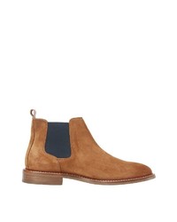 rotbraune Chelsea Boots aus Wildleder von Marc O'Polo