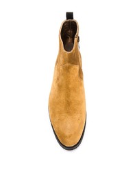 rotbraune Chelsea Boots aus Wildleder von Golden Goose
