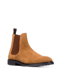 rotbraune Chelsea Boots aus Wildleder von Axel Arigato