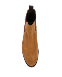 rotbraune Chelsea Boots aus Wildleder von Axel Arigato