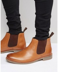 rotbraune Chelsea Boots von Lambretta