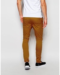 rotbraune Chinohose von Asos