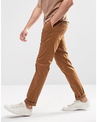 rotbraune Chinohose von Asos