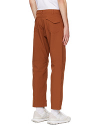 rotbraune Chinohose von Whim Golf