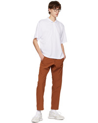 rotbraune Chinohose von Whim Golf