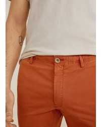 rotbraune Chinohose von Mango Man