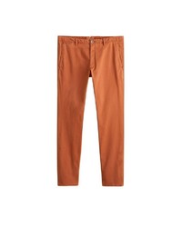 rotbraune Chinohose von Mango Man