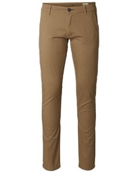 rotbraune Chinohose von Selected Homme