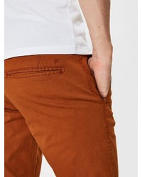 rotbraune Chinohose von Selected Homme