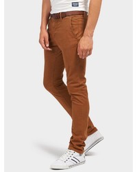 rotbraune Chinohose von Tom Tailor Denim