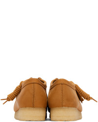 rotbraune Chukka-Stiefel aus Leder von Clarks Originals