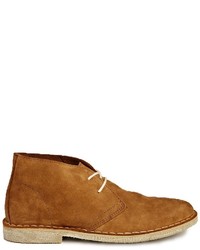 rotbraune Chukka-Stiefel aus Wildleder von Asos