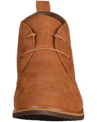 rotbraune Chukka-Stiefel aus Wildleder von Caprice