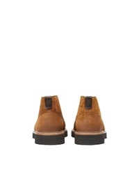 rotbraune Chukka-Stiefel aus Wildleder von Marc O'Polo