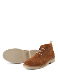 rotbraune Chukka-Stiefel aus Wildleder von SHOE THE BEAR